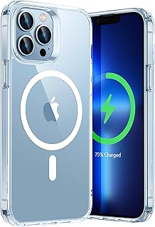 ESR for iPhone 13 Pro Case, MagSafe Phone Case Supports Magnetic Wireless Charging, Reinforced Drop Protection, Scratch-Resistant Back Hybrid Case, Classic Cover for iPhone 13 Pro, Clear